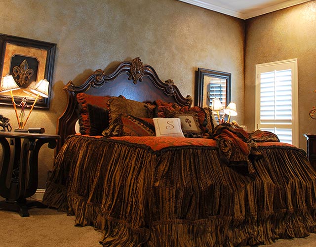 Master Bedroom Specialty Finishes